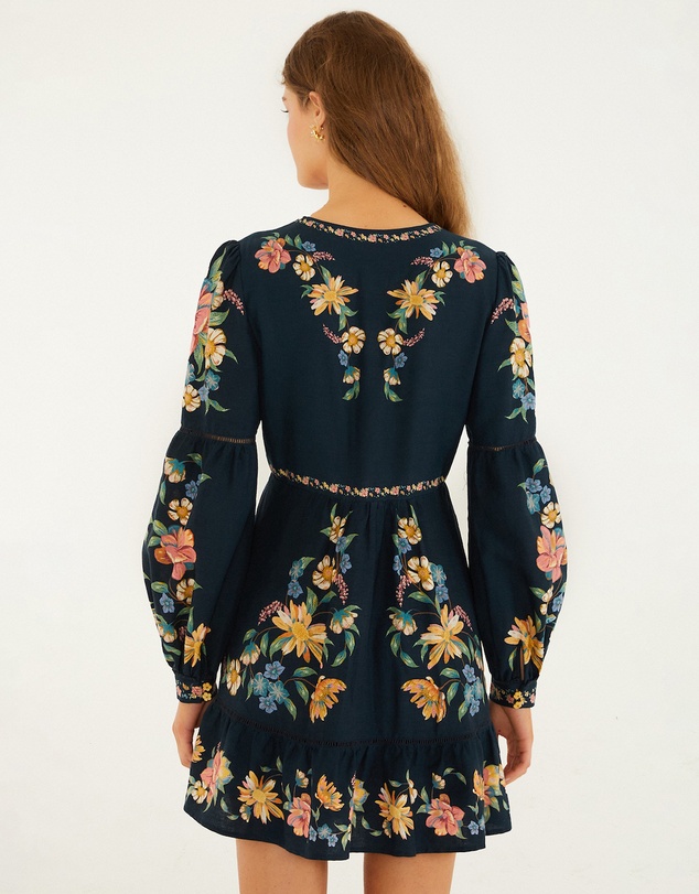 Farm Rio - Maira Floral Mini Dress