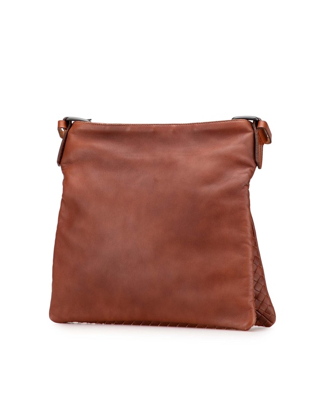 Pre-Loved by Azura Reborn - Pre-Loved Intrecciato Trimmed Nappa Crossbody