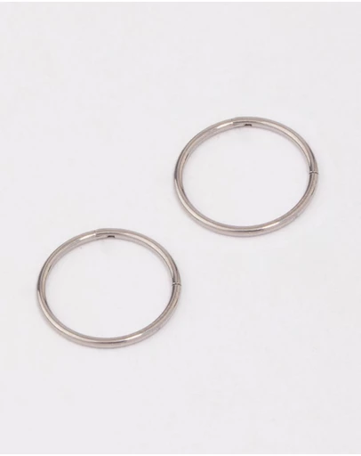 Lovisa - Titanium Fine Sleeper Earrings 10mm