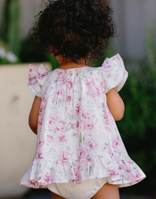 Bebe by Minihaha - Evie Print Overlay Dress - Babies