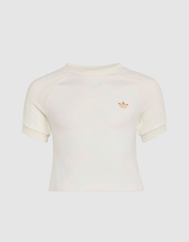 adidas Originals - Slim Knitted 3 Stripes Tee - Kids-Teens