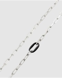 Kuzzoi - ICONIC EXCLUSIVE - Necklace Male Basic Long Link Chain 925 Sterling Silver