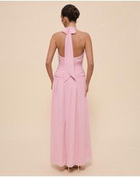 Revibe - Repaired CHANCERY Talara Halter Maxi Dress - AU 8