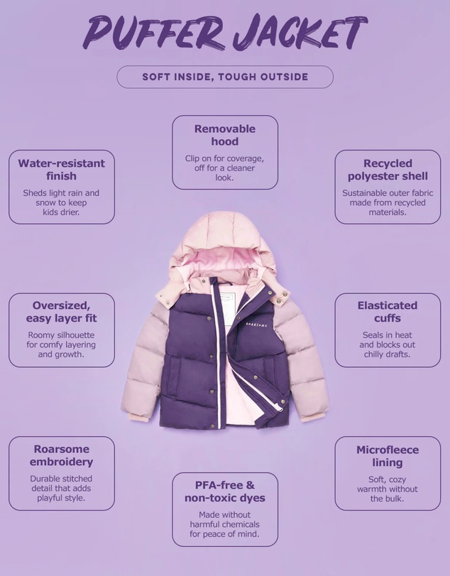 Roarsome - Roarsome Puffer Jacket
