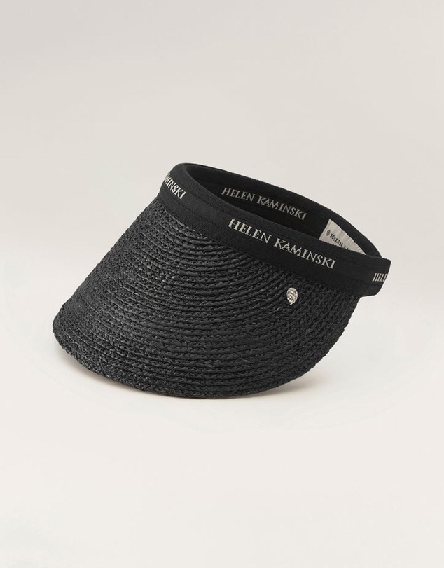 Helen Kaminski - Bianca 12 Raffia Logo Visor