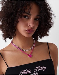 Bershka - Set Of 2 Hello Kitty Necklaces