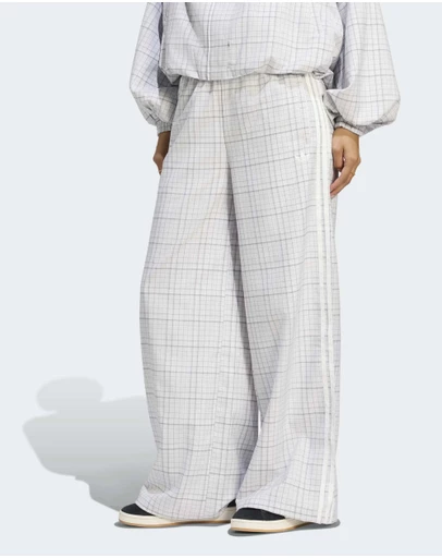 adidas Originals - LOOSE CHECK TRACK PANTS Womens