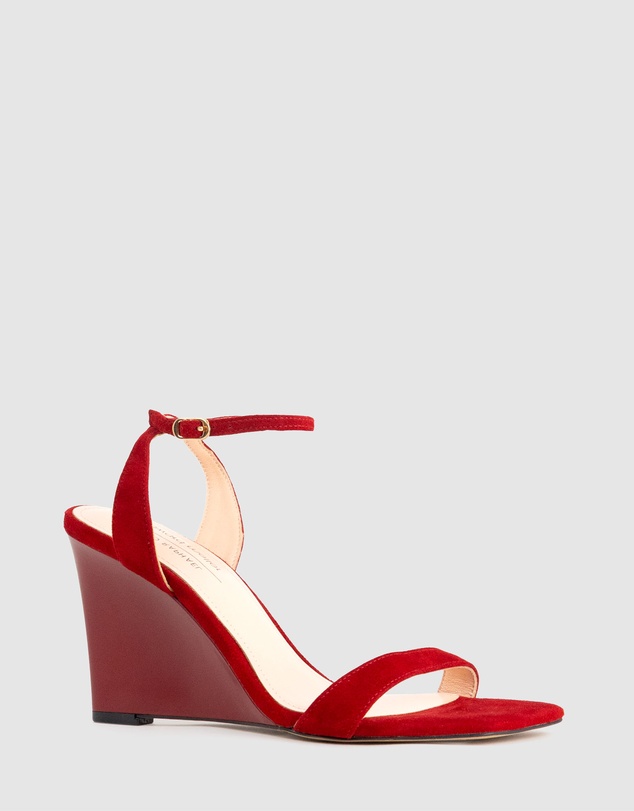 Edward Meller - SHANIA90 Single Strap Sandal on Wedge