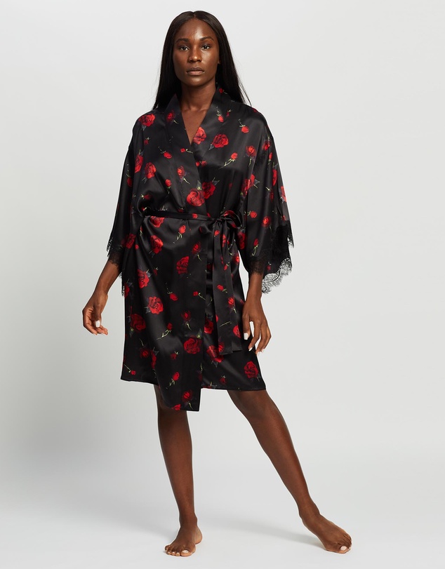 Sainted Sisters - Scarlett Silk Kimono
