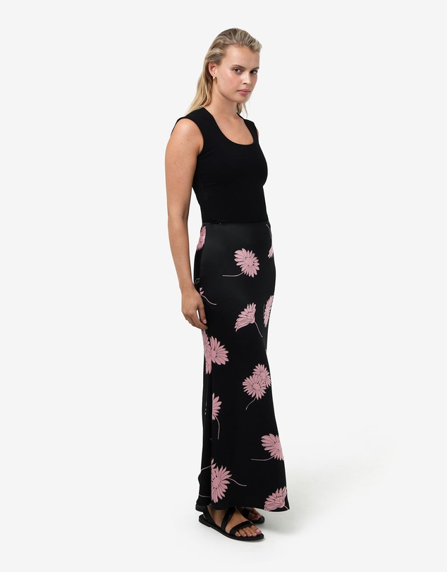 Forcast - Felicia Floral Satin Skirt