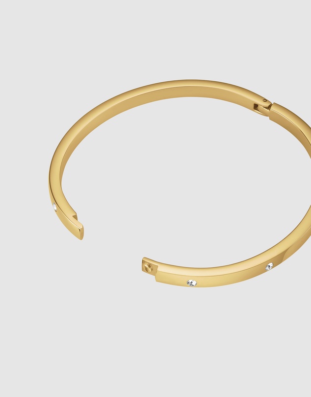 Rosefield - Crystal Gold-Tone Bangle