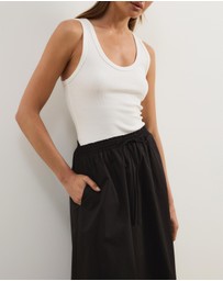 Atmos&Here - Caitlin Cotton Midi Skirt
