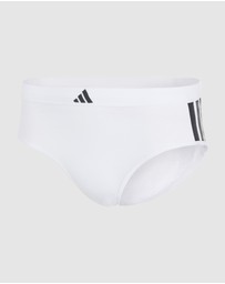 adidas Sportswear - Active Essentials Cotton 3 Stripes Hipster Brief