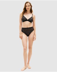 Tommy Hilfiger - Leopard Lace High Rise Briefs