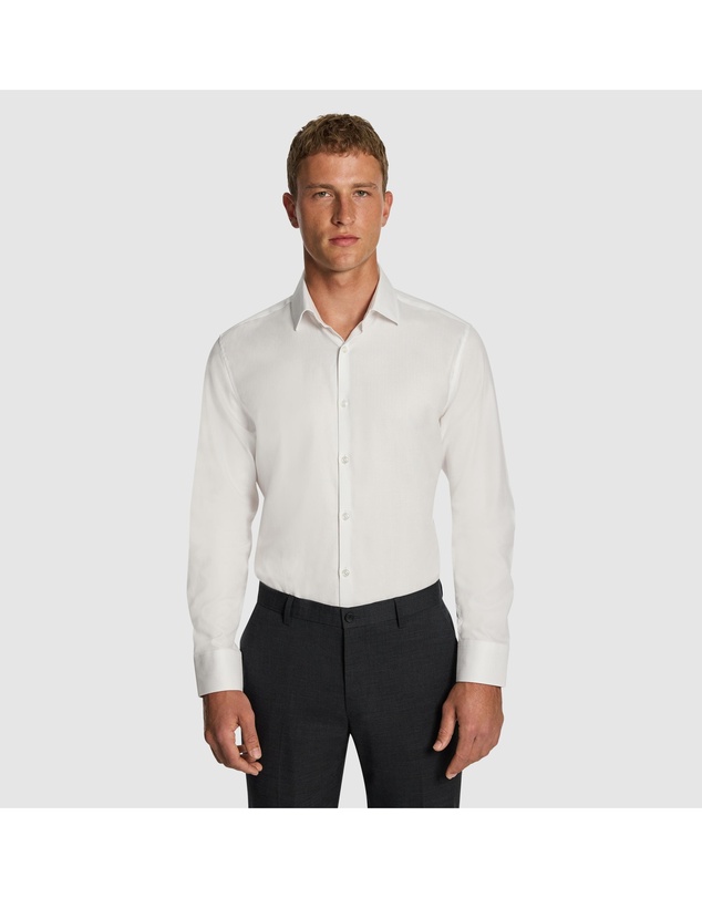 yd. - Monaco Pure Cotton Textured Dress Shirt