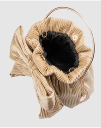 Olga Berg - Elise Pleated Top Handle