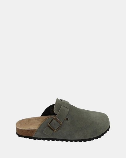 Human - Women's Lara Slide Sandals Vintage Green