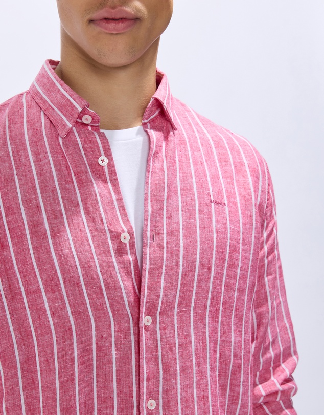 Marcs - Felix LS Stripe Linen Shirt