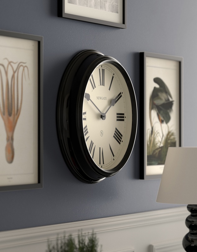 Newgate - Newgate Notting Hill Wall Clock-Black