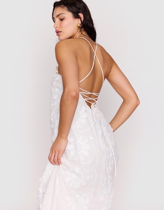 MINKPINK - Alessia Lace Back Maxi Dress
