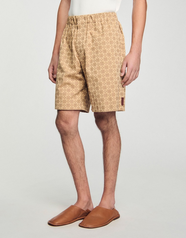 Sandro - Cross Cotton Shorts
