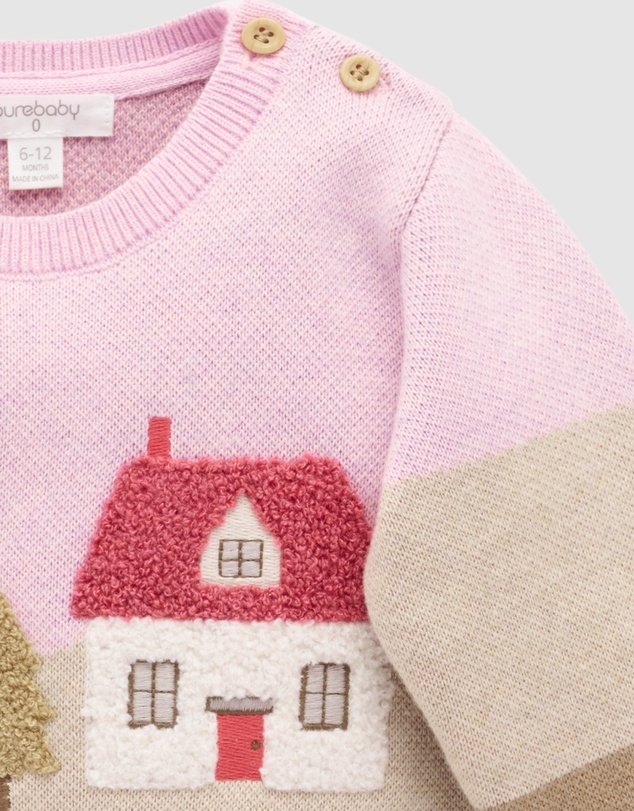Purebaby - Pasture Jumper - Babies-Kids