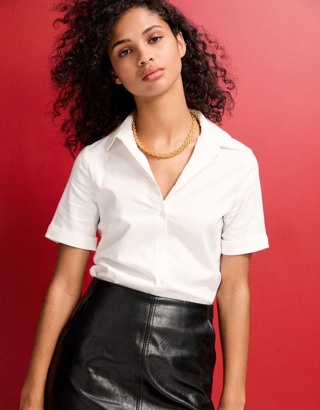 Forcast - Morgan Short Sleeve Cuff Shirt
