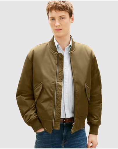 Tommy Hilfiger - Water Repellent Relaxed Bomber Jacket