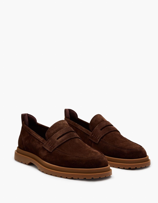 Aquila - Radar Suede Penny Loafers