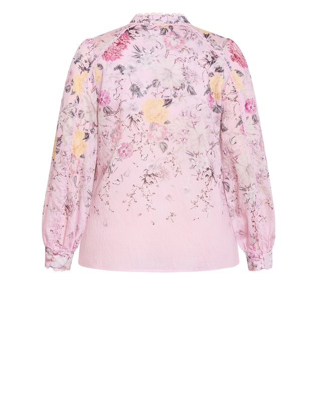 City Chic - Gianna Botanical Print Shirt