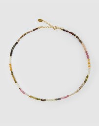 Arms Of Eve - Saffron Gemstone Necklace