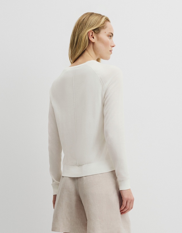 Country Road - Pointelle Detail Cardigan