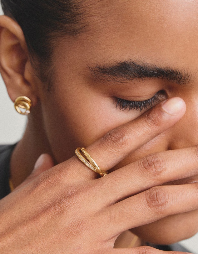 THOMAS SABO - THOMAS SABO Double ring with zirconia
