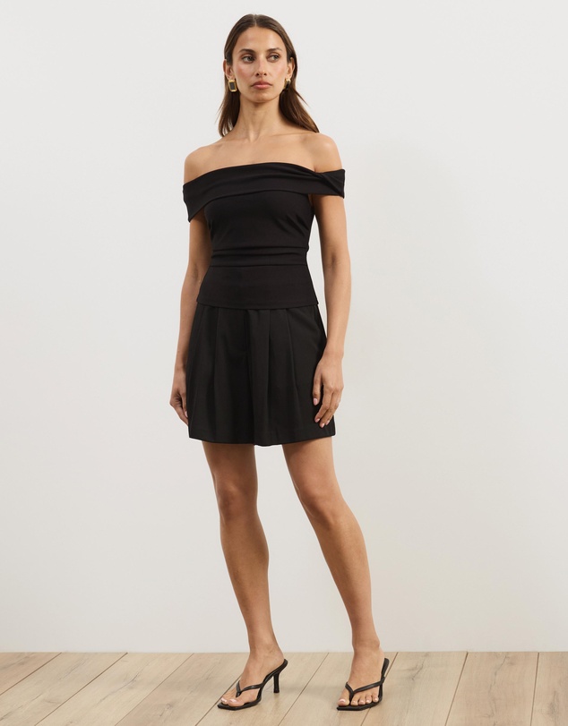 Atmos&Here - Ophira Off Shoulder Ponte Structured Top