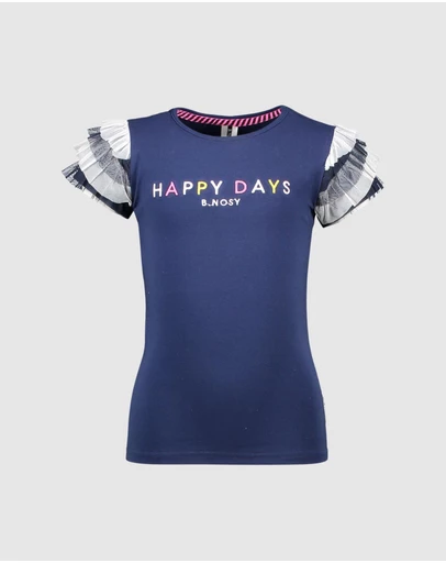 B.Nosy - Ruffle Sleeve Tee - Kids-Teens