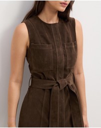The Fated - Corina Suede Mini Dress