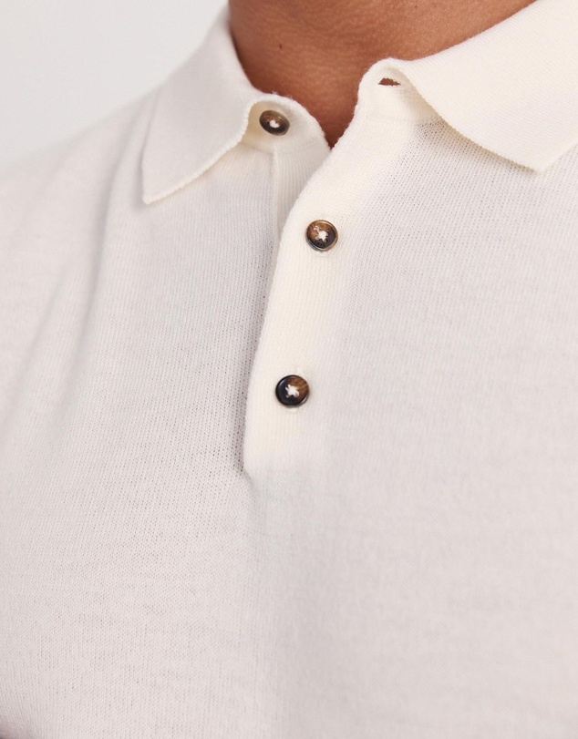SABA - Franklin Merino Wool Long Sleeve Polo