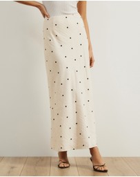 Atmos&Here - Anne Polka Dot Maxi Skirt