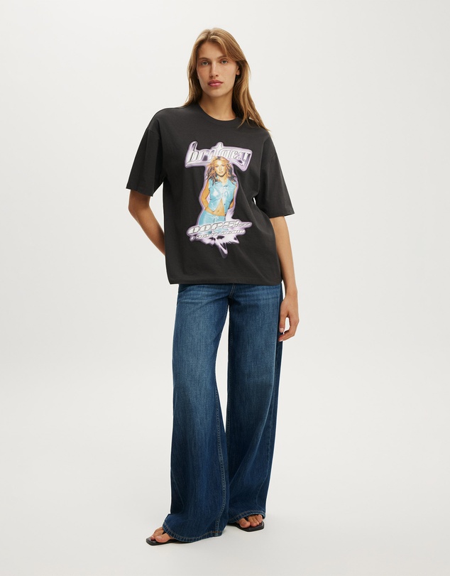 Cotton On - The Lcn Music Boxy Graphic Tee