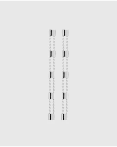 Najo - Summer Veil Silver Stud Earring