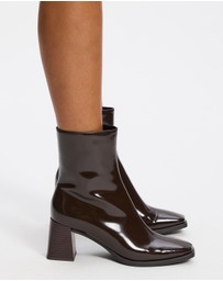 Dazie - Leonie Block Heel Ankle Boots