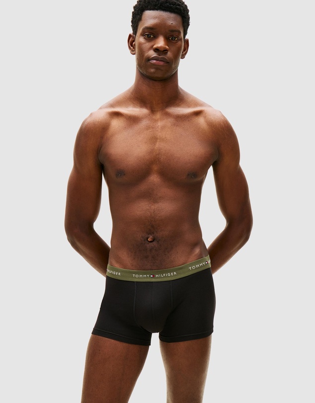 Tommy Hilfiger - 3-Pack Signature Repeat Logo Waistband Trunks