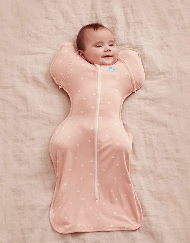 Love to Dream - Swaddle Up™ Transition Bag 0.2 TOG Viscose From Bamboo Hearts Blush