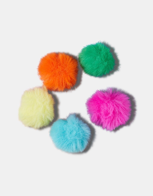 Crocs - 80s Neon Puff Ball 5-Pack Jibbitz™ Charms