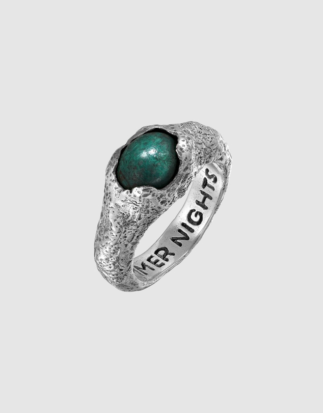 Haze & Glory - ICONIC EXCLUSIVE - Ring Chrysocolla Gemstone in 925 Sterling Silver