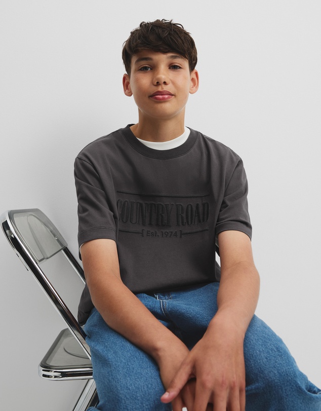 Country Road - Teen Australian Cotton Heritage Oversized T-shirt