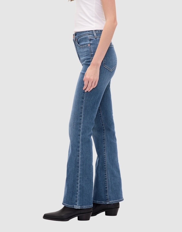 GAP - 70s Flare HR Med Heron Jeans