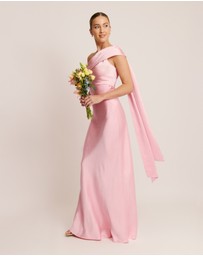 Six Stories - Drape One Shoulder Bridesmaid Dress