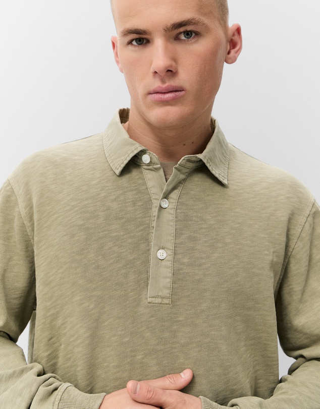 UNISON - Garment Dye L/S Polo