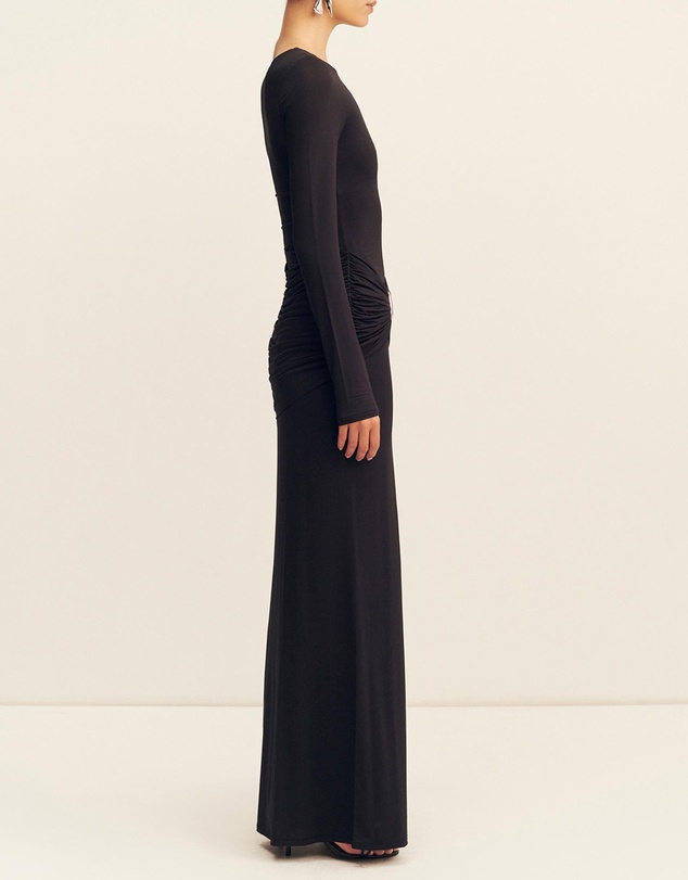Shona Joy - Miro LS Gathered Maxi Dress
